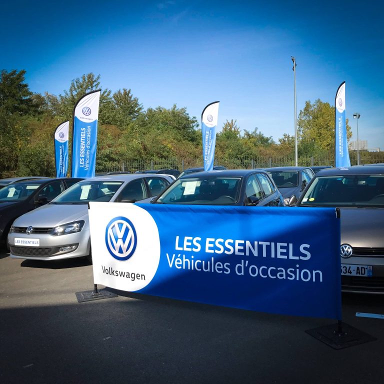 banderole sur cadre Volkswagen