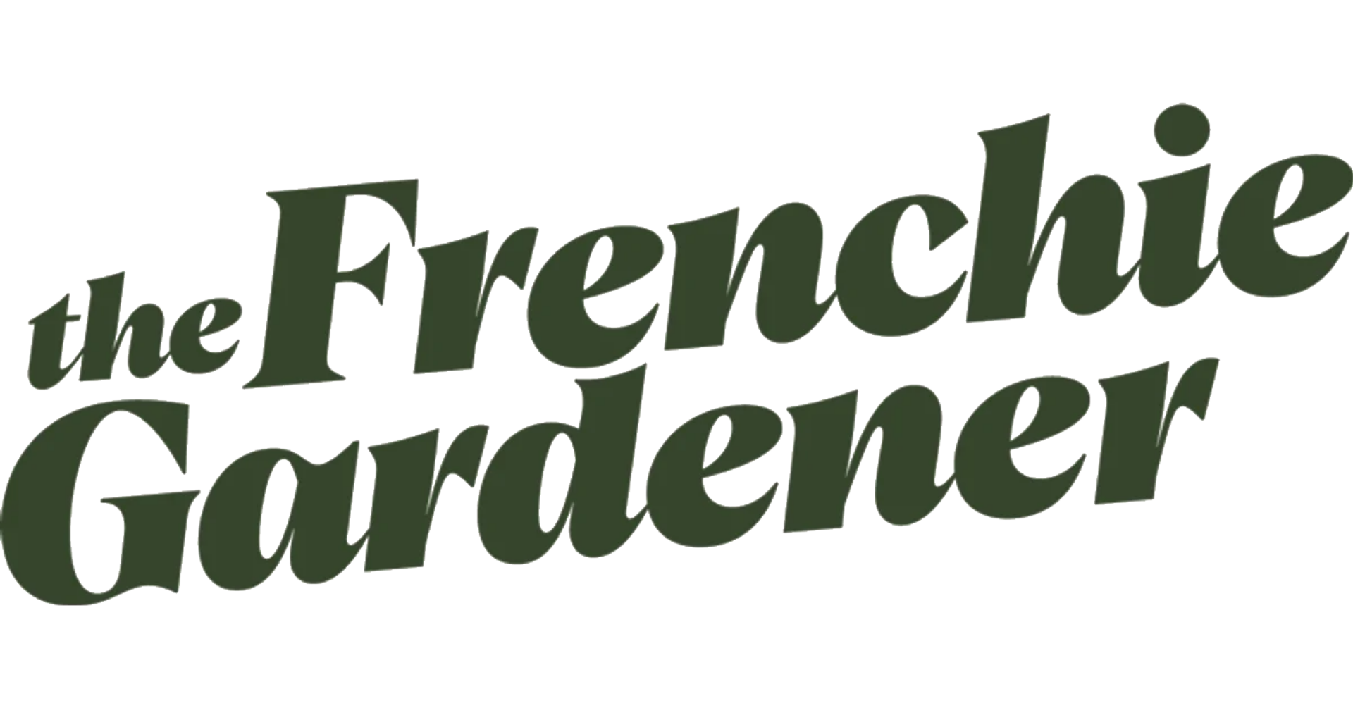logo the frenchie gardener