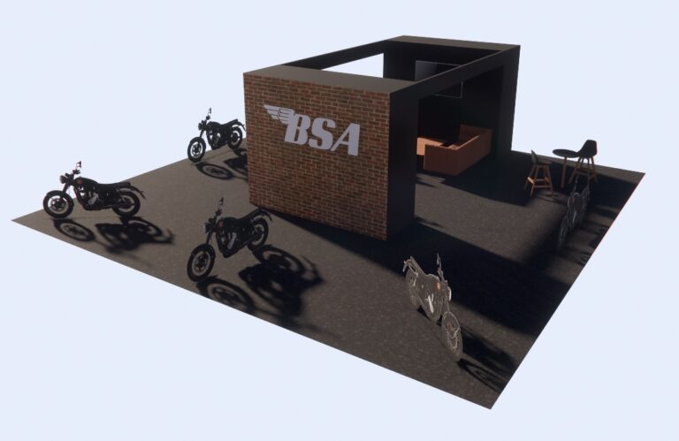 image d'un plan 3D pour le stand BSA